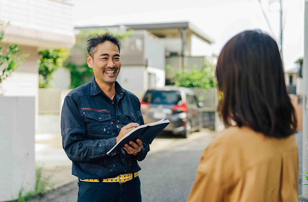 強み03 調査から完了まで写真つきで細かくご報告